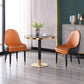Marble Dining Table Single Pedestal Metallic Base Round Table for Home Clearhalo ' dining_table' 'Dining Tables & Seating' 'Dining Tables' 'furn' 'furn_dining_table' 'Furniture' 'furniture_dining_table' 'Kitchen & Dining Furniture' 'kitchen&dining_furn' 'kitchen' 'kitchen_dining_table' 3979574