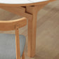 Modern Style Round Dinner Table White Sintered Stone Table with Wooden Base Clearhalo ' dining_table' 'Dining Tables & Seating' 'Dining Tables' 'furn' 'furn_dining_table' 'Furniture' 'furniture_dining_table' 'Kitchen & Dining Furniture' 'kitchen&dining_furn' 'kitchen' 'kitchen_dining_table' 3979593