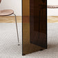 Tempered Glass Dining Table Double Pedestal Base Free Form Table for Home Clearhalo ' dining_table' 'Dining Tables & Seating' 'Dining Tables' 'furn' 'furn_dining_table' 'Furniture' 'furniture_dining_table' 'Kitchen & Dining Furniture' 'kitchen&dining_furn' 'kitchen' 'kitchen_dining_table' 3979605