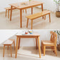 Rectangle Beech Wood Table for Restaurant Modern Dining Table with 4 Legs Clearhalo ' dining_table' 'Dining Tables & Seating' 'Dining Tables' 'furn' 'furn_dining_table' 'Furniture' 'furniture_dining_table' 'Kitchen & Dining Furniture' 'kitchen&dining_furn' 'kitchen' 'kitchen_dining_table' 3979681