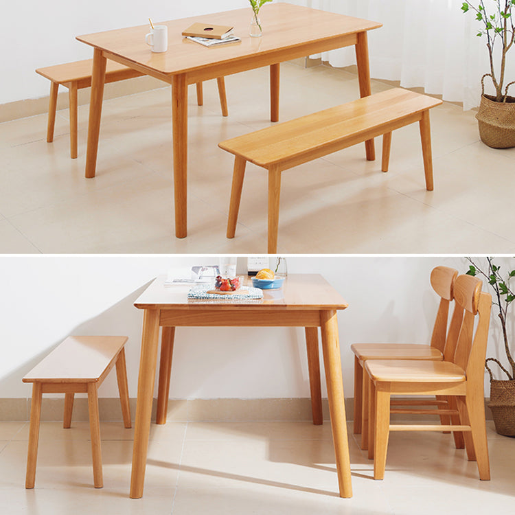 Rectangle Beech Wood Table for Restaurant Modern Dining Table with 4 Legs Clearhalo ' dining_table' 'Dining Tables & Seating' 'Dining Tables' 'furn' 'furn_dining_table' 'Furniture' 'furniture_dining_table' 'Kitchen & Dining Furniture' 'kitchen&dining_furn' 'kitchen' 'kitchen_dining_table' 3979681