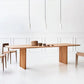 Simplicity Rectangle Dining Table Pine Solid Wood Table with Double Pedestal Clearhalo ' dining_table' 'Dining Tables & Seating' 'Dining Tables' 'furn' 'furn_dining_table' 'Furniture' 'furniture_dining_table' 'Kitchen & Dining Furniture' 'kitchen&dining_furn' 'kitchen' 'kitchen_dining_table' 3979689
