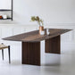 Simplicity Rectangle Dining Table Pine Solid Wood Table with Double Pedestal Clearhalo ' dining_table' 'Dining Tables & Seating' 'Dining Tables' 'furn' 'furn_dining_table' 'Furniture' 'furniture_dining_table' 'Kitchen & Dining Furniture' 'kitchen&dining_furn' 'kitchen' 'kitchen_dining_table' 3979692
