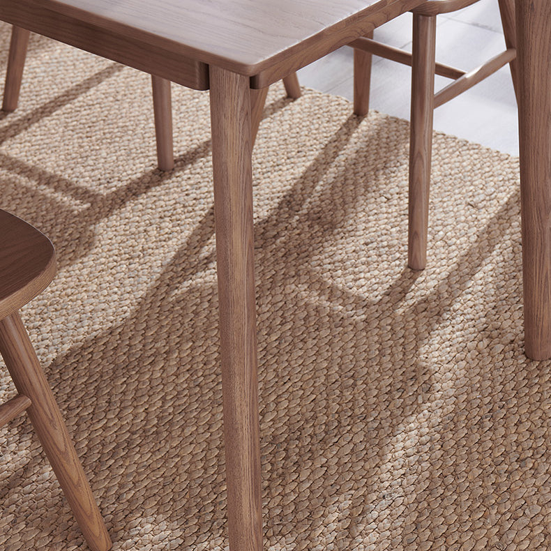 Rectangle Ash Wood Table in Nature/Walnut Modern Dining Table with 4 Legs for Restaurant Clearhalo ' dining_table' 'Dining Tables & Seating' 'Dining Tables' 'furn' 'furn_dining_table' 'Furniture' 'furniture_dining_table' 'Kitchen & Dining Furniture' 'kitchen&dining_furn' 'kitchen' 'kitchen_dining_table' 3979706