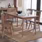 Rectangle Ash Wood Table in Nature/Walnut Modern Dining Table with 4 Legs for Restaurant Clearhalo ' dining_table' 'Dining Tables & Seating' 'Dining Tables' 'furn' 'furn_dining_table' 'Furniture' 'furniture_dining_table' 'Kitchen & Dining Furniture' 'kitchen&dining_furn' 'kitchen' 'kitchen_dining_table' 3979711