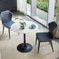 Simplicity Round Dining Table Sintered Stone Table with Black Tulip Base Clearhalo ' dining_table' 'Dining Tables & Seating' 'Dining Tables' 'furn' 'furn_dining_table' 'Furniture' 'furniture_dining_table' 'Kitchen & Dining Furniture' 'kitchen&dining_furn' 'kitchen' 'kitchen_dining_table' 3979740
