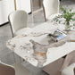 Rectangle Traditional Luxury Dining Table Grey Sintered Stone Table with Pedestal Base Clearhalo ' dining_table' 'Dining Tables & Seating' 'Dining Tables' 'furn' 'furn_dining_table' 'Furniture' 'furniture_dining_table' 'Kitchen & Dining Furniture' 'kitchen&dining_furn' 'kitchen' 'kitchen_dining_table' 3979756
