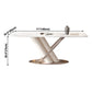 Rectangle Traditional Luxury Dining Table Sintered Stone Table with Pedestal Base Clearhalo ' dining_table' 'Dining Tables & Seating' 'Dining Tables' 'furn' 'furn_dining_table' 'Furniture' 'furniture_dining_table' 'Kitchen & Dining Furniture' 'kitchen&dining_furn' 'kitchen' 'kitchen_dining_table' 3979834