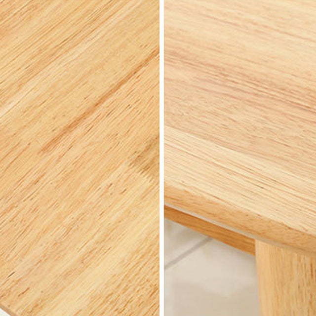 Simplicity Rectangle Dining Table Oak Solid Wood Table with 4 Legs for Dining Room Clearhalo ' dining_table' 'Dining Tables & Seating' 'Dining Tables' 'furn' 'furn_dining_table' 'Furniture' 'furniture_dining_table' 'Kitchen & Dining Furniture' 'kitchen&dining_furn' 'kitchen' 'kitchen_dining_table' 3979857