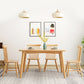 Simplicity Rectangle Dining Table Oak Solid Wood Table with 4 Legs for Dining Room Clearhalo ' dining_table' 'Dining Tables & Seating' 'Dining Tables' 'furn' 'furn_dining_table' 'Furniture' 'furniture_dining_table' 'Kitchen & Dining Furniture' 'kitchen&dining_furn' 'kitchen' 'kitchen_dining_table' 3979859
