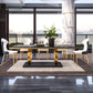 Rectangle Traditional Luxury Dining Table Sintered Stone Table with Trestle Base for Dining Room Clearhalo ' dining_table' 'Dining Tables & Seating' 'Dining Tables' 'furn' 'furn_dining_table' 'Furniture' 'furniture_dining_table' 'Kitchen & Dining Furniture' 'kitchen&dining_furn' 'kitchen' 'kitchen_dining_table' 3979875