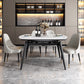 Sintered Stone Top Extendable Round Table for Restaurant Modern Dining Table with 4 Legs Clearhalo ' dining_table' 'Dining Tables & Seating' 'Dining Tables' 'furn' 'furn_dining_table' 'Furniture' 'furniture_dining_table' 'Kitchen & Dining Furniture' 'kitchen&dining_furn' 'kitchen' 'kitchen_dining_table' 3979952