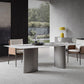 Metal Traditional Luxury Rectangle Indoor Table Sintered Stone Table for Dining Room and Kitchen Clearhalo ' dining_table' 'Dining Tables & Seating' 'Dining Tables' 'furn' 'furn_dining_table' 'Furniture' 'furniture_dining_table' 'Kitchen & Dining Furniture' 'kitchen&dining_furn' 'kitchen' 'kitchen_dining_table' 3979981