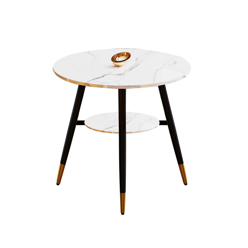 Round Dining Site Table Traditional Luxury Home Furniture with Tripod Base White Without Chairs Clearhalo ' dining_table' 'Dining Tables & Seating' 'Dining Tables' 'furn' 'furn_dining_table' 'Furniture' 'furniture_dining_table' 'Kitchen & Dining Furniture' 'kitchen&dining_furn' 'kitchen' 'kitchen_dining_table' 3979987
