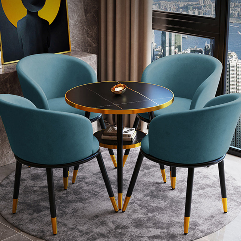 Round Dining Site Table Traditional Luxury Home Furniture with Tripod Base Clearhalo ' dining_table' 'Dining Tables & Seating' 'Dining Tables' 'furn' 'furn_dining_table' 'Furniture' 'furniture_dining_table' 'Kitchen & Dining Furniture' 'kitchen&dining_furn' 'kitchen' 'kitchen_dining_table' 3979995