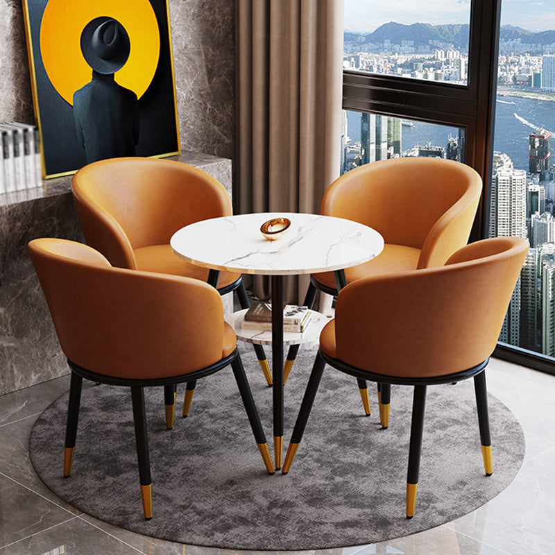 Round Dining Site Table Traditional Luxury Home Furniture with Tripod Base Clearhalo ' dining_table' 'Dining Tables & Seating' 'Dining Tables' 'furn' 'furn_dining_table' 'Furniture' 'furniture_dining_table' 'Kitchen & Dining Furniture' 'kitchen&dining_furn' 'kitchen' 'kitchen_dining_table' 3979998