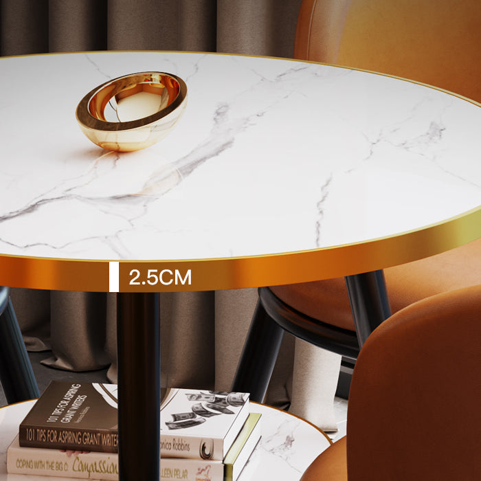 Traditional Luxury Round Dining Table Tripod Base Table for Dining Room Clearhalo ' dining_table' 'Dining Tables & Seating' 'Dining Tables' 'furn' 'furn_dining_table' 'Furniture' 'furniture_dining_table' 'Kitchen & Dining Furniture' 'kitchen&dining_furn' 'kitchen' 'kitchen_dining_table' 3980011