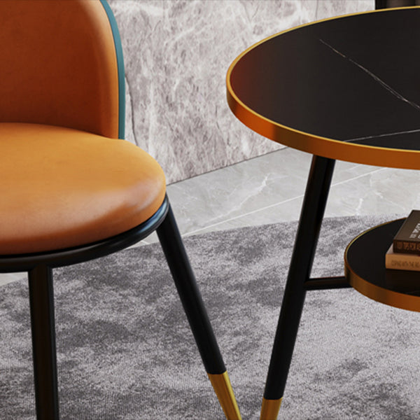 Traditional Luxury Round Dining Table Tripod Base Table for Dining Room Clearhalo ' dining_table' 'Dining Tables & Seating' 'Dining Tables' 'furn' 'furn_dining_table' 'Furniture' 'furniture_dining_table' 'Kitchen & Dining Furniture' 'kitchen&dining_furn' 'kitchen' 'kitchen_dining_table' 3980012