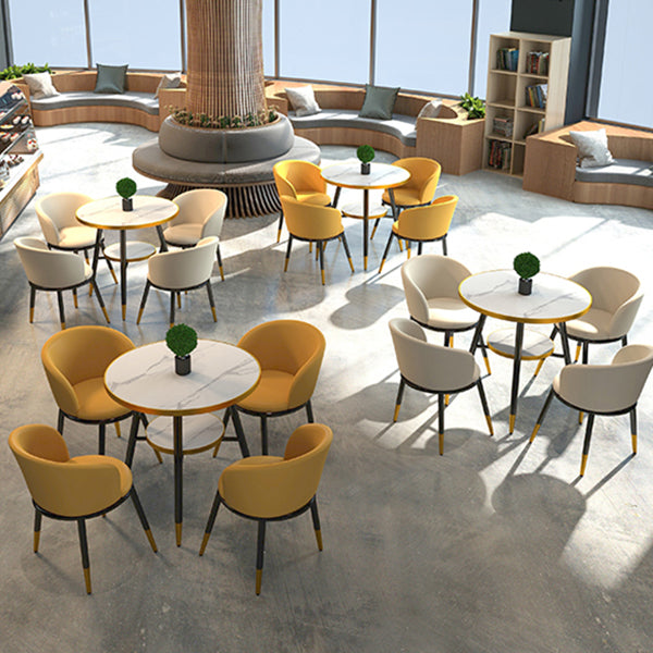 Traditional Luxury Round Dining Table Tripod Base Table for Dining Room Clearhalo ' dining_table' 'Dining Tables & Seating' 'Dining Tables' 'furn' 'furn_dining_table' 'Furniture' 'furniture_dining_table' 'Kitchen & Dining Furniture' 'kitchen&dining_furn' 'kitchen' 'kitchen_dining_table' 3980016