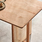Glam Rectangle Shape Solid Wood Dining Table Khaki Standard Dining Table for Kitchen Clearhalo ' dining_table' 'Dining Tables & Seating' 'Dining Tables' 'furn' 'furn_dining_table' 'Furniture' 'furniture_dining_table' 'Kitchen & Dining Furniture' 'kitchen&dining_furn' 'kitchen' 'kitchen_dining_table' 3980040