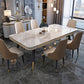 Sintered Stone Dining Table Luxury Style 4 Legs Base Table for Dining Room Clearhalo ' dining_table' 'Dining Tables & Seating' 'Dining Tables' 'furn' 'furn_dining_table' 'Furniture' 'furniture_dining_table' 'Kitchen & Dining Furniture' 'kitchen&dining_furn' 'kitchen' 'kitchen_dining_table' 3980059