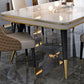 Sintered Stone Dining Table Luxury Style 4 Legs Base Table for Dining Room Clearhalo ' dining_table' 'Dining Tables & Seating' 'Dining Tables' 'furn' 'furn_dining_table' 'Furniture' 'furniture_dining_table' 'Kitchen & Dining Furniture' 'kitchen&dining_furn' 'kitchen' 'kitchen_dining_table' 3980062