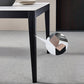 Industrial Standard Sintered Stone Dining Table White Square Shape Dining Table for Kitchen Clearhalo ' dining_table' 'Dining Tables & Seating' 'Dining Tables' 'furn' 'furn_dining_table' 'Furniture' 'furniture_dining_table' 'Kitchen & Dining Furniture' 'kitchen&dining_furn' 'kitchen' 'kitchen_dining_table' 3980154