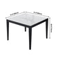 Industrial Standard Sintered Stone Dining Table White Square Shape Dining Table for Kitchen Clearhalo ' dining_table' 'Dining Tables & Seating' 'Dining Tables' 'furn' 'furn_dining_table' 'Furniture' 'furniture_dining_table' 'Kitchen & Dining Furniture' 'kitchen&dining_furn' 'kitchen' 'kitchen_dining_table' 3980157