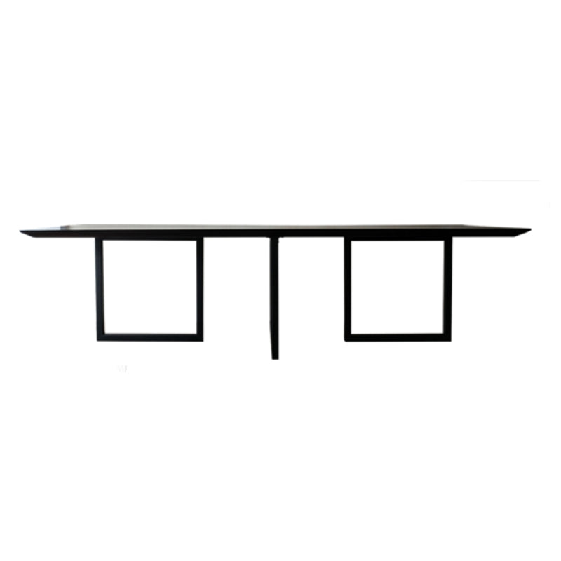 Metal Industrial Rectangle Dining Table Pine Solid Wood Table for Dining Room Black Without Chairs Clearhalo ' dining_table' 'Dining Tables & Seating' 'Dining Tables' 'furn' 'furn_dining_table' 'Furniture' 'furniture_dining_table' 'Kitchen & Dining Furniture' 'kitchen&dining_furn' 'kitchen' 'kitchen_dining_table' 3980162