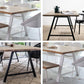 Metal Industrial Rectangle Dining Table Solid Wood Top Table for Kitchen Clearhalo ' dining_table' 'Dining Tables & Seating' 'Dining Tables' 'furn' 'furn_dining_table' 'Furniture' 'furniture_dining_table' 'Kitchen & Dining Furniture' 'kitchen&dining_furn' 'kitchen' 'kitchen_dining_table' 3980184