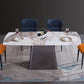 Metal Traditional Luxury Rectangle Table Sintered Stone Indoor Table with Pedestal Clearhalo ' dining_table' 'Dining Tables & Seating' 'Dining Tables' 'furn' 'furn_dining_table' 'Furniture' 'furniture_dining_table' 'Kitchen & Dining Furniture' 'kitchen&dining_furn' 'kitchen' 'kitchen_dining_table' 3980231