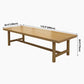 Rectangle Casual Dining Table Wood Color Trestle Base Table with Pinewood Solid Wood Clearhalo ' dining_table' 'Dining Tables & Seating' 'Dining Tables' 'furn' 'furn_dining_table' 'Furniture' 'furniture_dining_table' 'Kitchen & Dining Furniture' 'kitchen&dining_furn' 'kitchen' 'kitchen_dining_table' 3980318