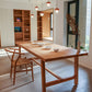Rectangle Trestle Base Modern Dining Table Wood Color Fixed Table of Solid Wood Clearhalo ' dining_table' 'Dining Tables & Seating' 'Dining Tables' 'furn' 'furn_dining_table' 'Furniture' 'furniture_dining_table' 'Kitchen & Dining Furniture' 'kitchen&dining_furn' 'kitchen' 'kitchen_dining_table' 3980321