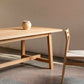 Rectangle Trestle Base Modern Dining Table Wood Color Fixed Table of Solid Wood Clearhalo ' dining_table' 'Dining Tables & Seating' 'Dining Tables' 'furn' 'furn_dining_table' 'Furniture' 'furniture_dining_table' 'Kitchen & Dining Furniture' 'kitchen&dining_furn' 'kitchen' 'kitchen_dining_table' 3980326