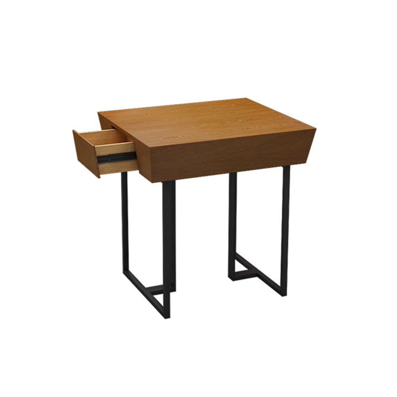Industrial Style Dining Site Table Solid Wood Dining Room Furniture for Home 23.6"L x 23.6"W x 29.5"H Without Chairs Clearhalo ' dining_table' 'Dining Tables & Seating' 'Dining Tables' 'furn' 'furn_dining_table' 'Furniture' 'furniture_dining_table' 'Kitchen & Dining Furniture' 'kitchen&dining_furn' 'kitchen' 'kitchen_dining_table' 3980340