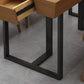 Industrial Style Dining Site Table Solid Wood Dining Room Furniture for Home Clearhalo ' dining_table' 'Dining Tables & Seating' 'Dining Tables' 'furn' 'furn_dining_table' 'Furniture' 'furniture_dining_table' 'Kitchen & Dining Furniture' 'kitchen&dining_furn' 'kitchen' 'kitchen_dining_table' 3980347