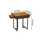 Industrial Style Dining Site Table Solid Wood Dining Room Furniture for Home Clearhalo ' dining_table' 'Dining Tables & Seating' 'Dining Tables' 'furn' 'furn_dining_table' 'Furniture' 'furniture_dining_table' 'Kitchen & Dining Furniture' 'kitchen&dining_furn' 'kitchen' 'kitchen_dining_table' 3980351