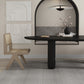 Oval Solid Wood Dining Table in Grey/Black Modern Table with 4 Legs for Restaurant Clearhalo ' dining_table' 'Dining Tables & Seating' 'Dining Tables' 'furn' 'furn_dining_table' 'Furniture' 'furniture_dining_table' 'Kitchen & Dining Furniture' 'kitchen&dining_furn' 'kitchen' 'kitchen_dining_table' 3980396
