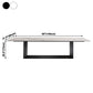 Sintered Stone Top Dining Table Industrial Kitchen Table with Black Metal Pedestal Clearhalo ' dining_table' 'Dining Tables & Seating' 'Dining Tables' 'furn' 'furn_dining_table' 'Furniture' 'furniture_dining_table' 'Kitchen & Dining Furniture' 'kitchen&dining_furn' 'kitchen' 'kitchen_dining_table' 3980419