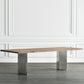 Metal Industrial Rectangular Dining Table Wood Top Table for Kitchen and Dining Room Clearhalo ' dining_table' 'Dining Tables & Seating' 'Dining Tables' 'furn' 'furn_dining_table' 'Furniture' 'furniture_dining_table' 'Kitchen & Dining Furniture' 'kitchen&dining_furn' 'kitchen' 'kitchen_dining_table' 3980447