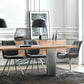 Metal Industrial Rectangular Dining Table Wood Top Table for Kitchen and Dining Room Clearhalo ' dining_table' 'Dining Tables & Seating' 'Dining Tables' 'furn' 'furn_dining_table' 'Furniture' 'furniture_dining_table' 'Kitchen & Dining Furniture' 'kitchen&dining_furn' 'kitchen' 'kitchen_dining_table' 3980449