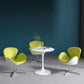 Simplicity Round Dining Table Sintered Stone Table with White Tulip Base for Dining Room Clearhalo ' dining_table' 'Dining Tables & Seating' 'Dining Tables' 'furn' 'furn_dining_table' 'Furniture' 'furniture_dining_table' 'Kitchen & Dining Furniture' 'kitchen&dining_furn' 'kitchen' 'kitchen_dining_table' 3980464