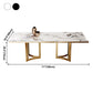 Metal Traditional Luxury Rectangle Table Sintered Stone Top Table for Dining Room Clearhalo ' dining_table' 'Dining Tables & Seating' 'Dining Tables' 'furn' 'furn_dining_table' 'Furniture' 'furniture_dining_table' 'Kitchen & Dining Furniture' 'kitchen&dining_furn' 'kitchen' 'kitchen_dining_table' 3980488