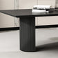 Simple Black Solid Wood Dining Table Rectangle Shape Standard Dining Table for Kitchen Clearhalo ' dining_table' 'Dining Tables & Seating' 'Dining Tables' 'furn' 'furn_dining_table' 'Furniture' 'furniture_dining_table' 'Kitchen & Dining Furniture' 'kitchen&dining_furn' 'kitchen' 'kitchen_dining_table' 3980495