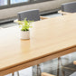 Rectangle Wood Color Dining Table Solid Wood Table Minimalist with 4 Legs Clearhalo ' dining_table' 'Dining Tables & Seating' 'Dining Tables' 'furn' 'furn_dining_table' 'Furniture' 'furniture_dining_table' 'Kitchen & Dining Furniture' 'kitchen&dining_furn' 'kitchen' 'kitchen_dining_table' 3980552