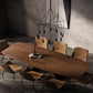 Metal Industrial Rectangle Table Solid Wood Top Table for Kitchen and Dining Room Clearhalo ' dining_table' 'Dining Tables & Seating' 'Dining Tables' 'furn' 'furn_dining_table' 'Furniture' 'furniture_dining_table' 'Kitchen & Dining Furniture' 'kitchen&dining_furn' 'kitchen' 'kitchen_dining_table' 3980567