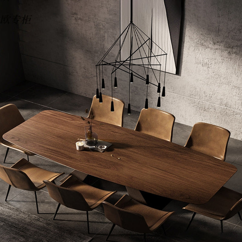 Metal Industrial Rectangle Table Solid Wood Top Table for Kitchen and Dining Room Clearhalo ' dining_table' 'Dining Tables & Seating' 'Dining Tables' 'furn' 'furn_dining_table' 'Furniture' 'furniture_dining_table' 'Kitchen & Dining Furniture' 'kitchen&dining_furn' 'kitchen' 'kitchen_dining_table' 3980567