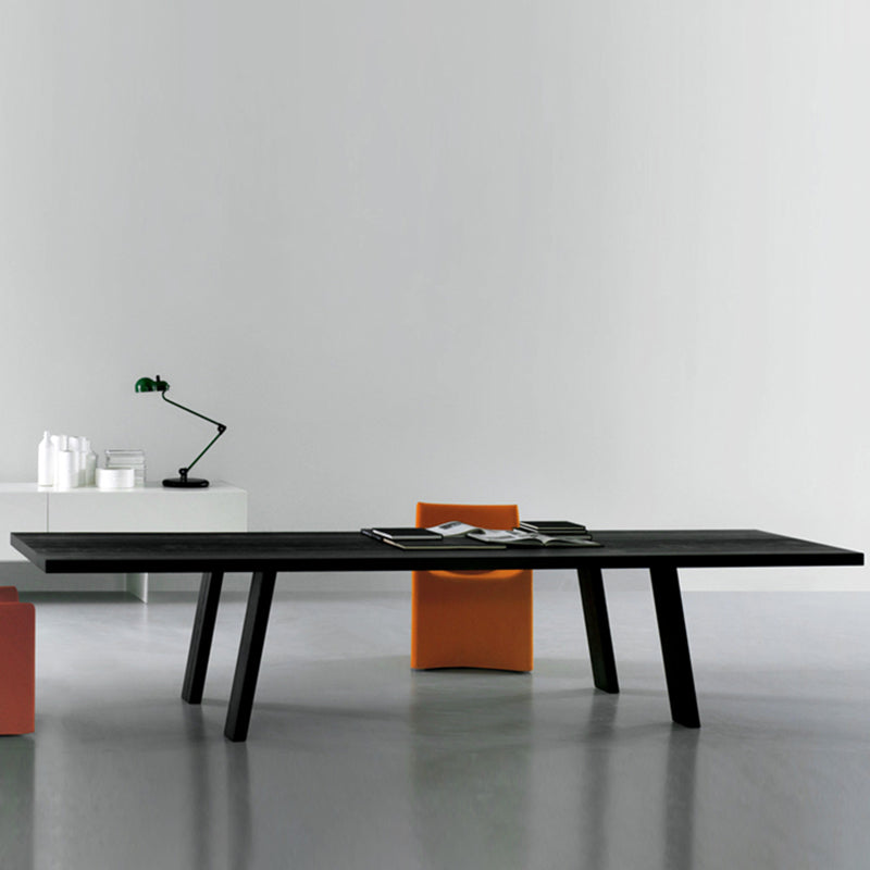 Solid Wood Industrial Rectangular Dining Table Wood Top Table with Legs Clearhalo ' dining_table' 'Dining Tables & Seating' 'Dining Tables' 'furn' 'furn_dining_table' 'Furniture' 'furniture_dining_table' 'Kitchen & Dining Furniture' 'kitchen&dining_furn' 'kitchen' 'kitchen_dining_table' 3980586
