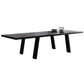 Solid Wood Industrial Rectangular Dining Table Wood Top Table with Legs Black Without Chairs Clearhalo ' dining_table' 'Dining Tables & Seating' 'Dining Tables' 'furn' 'furn_dining_table' 'Furniture' 'furniture_dining_table' 'Kitchen & Dining Furniture' 'kitchen&dining_furn' 'kitchen' 'kitchen_dining_table' 3980588