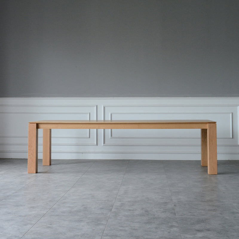 Solid Wood Contemporary Rectangular Table Wood Top Dining Table with 4 Legs Clearhalo ' dining_table' 'Dining Tables & Seating' 'Dining Tables' 'furn' 'furn_dining_table' 'Furniture' 'furniture_dining_table' 'Kitchen & Dining Furniture' 'kitchen&dining_furn' 'kitchen' 'kitchen_dining_table' 3980598